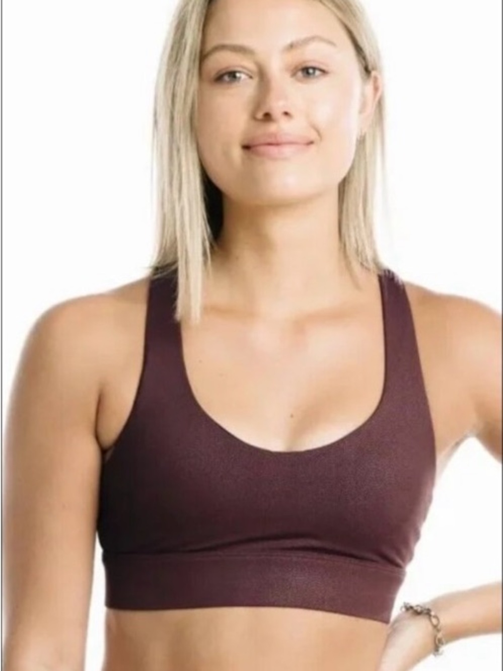ZYIA Fig Vibration Light n Tight Bra | Size Large